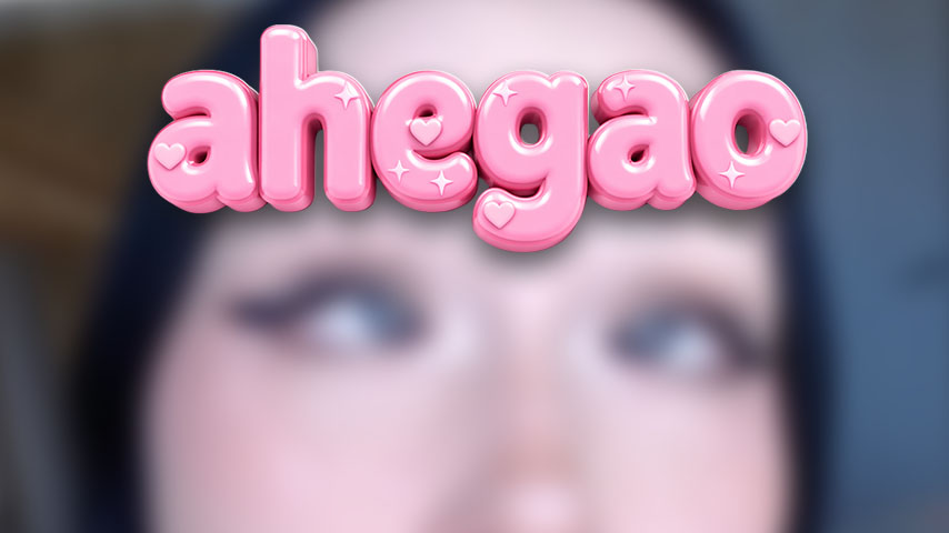 Ahegao boquete desleixado