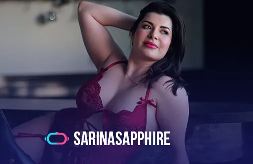 Sarina Sapphire: Camgirl do m&ecirc;s de abril