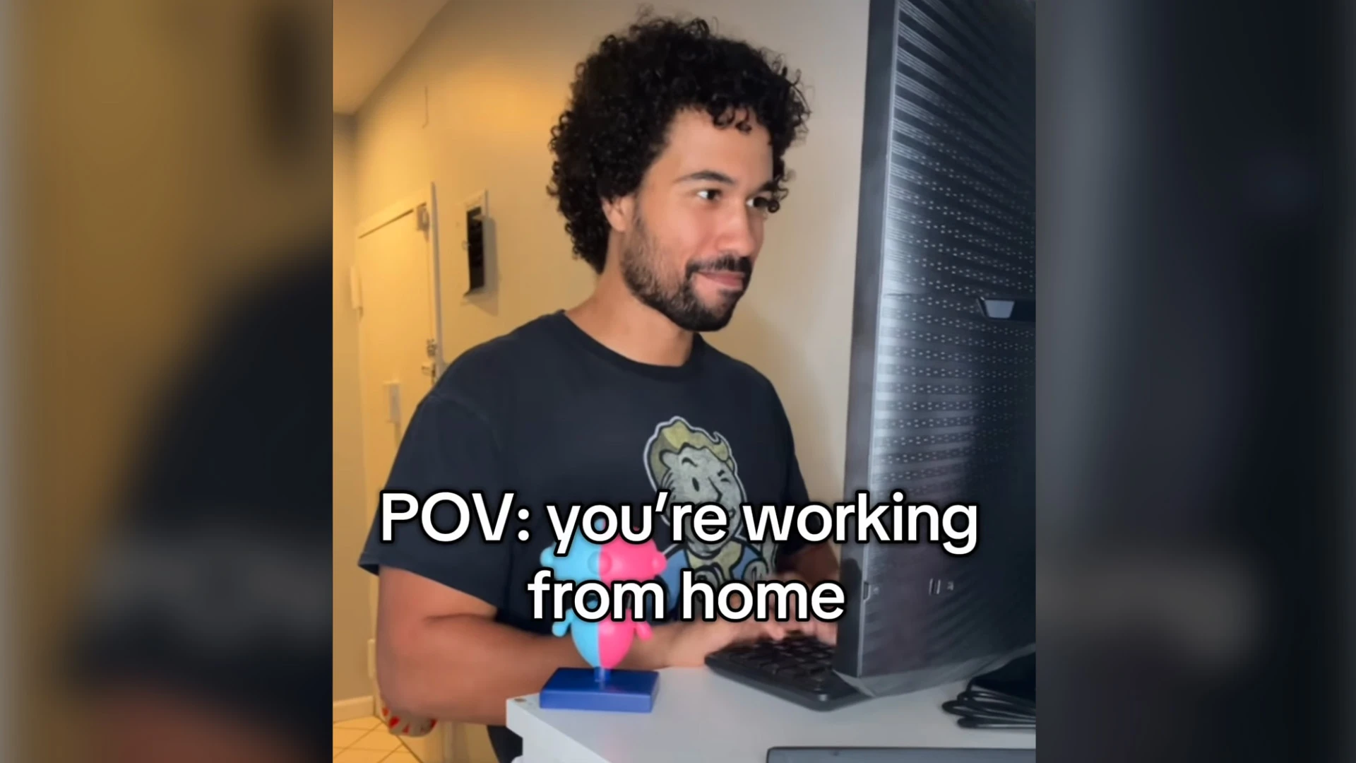 Trabalhando de Casa, Tentando Se Concentrar 