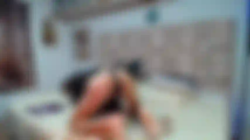 SHAKING MY BALLS LIKE A BELL IN DOGGY POSITION SO HORNY