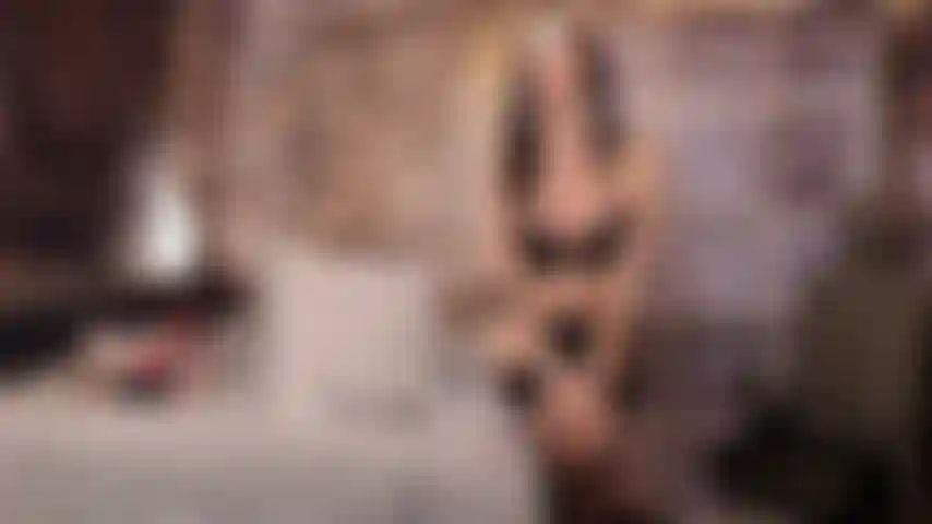 Modelando minha nova lingerie preta de 2 peças!