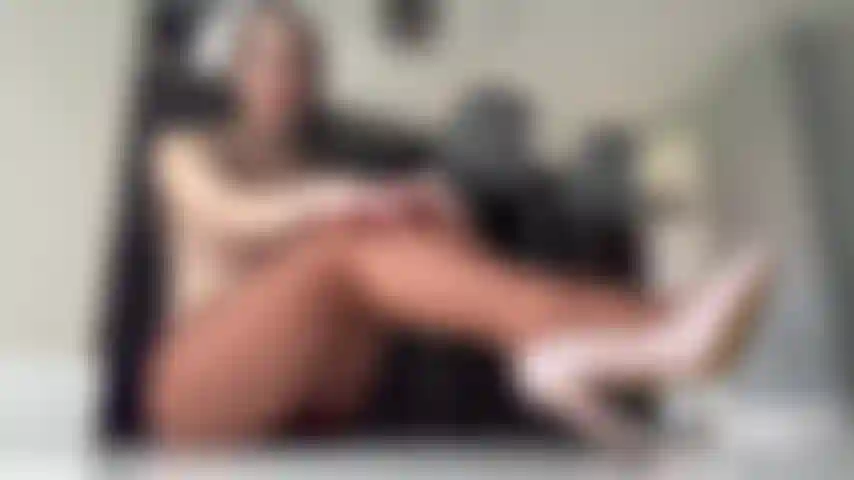 Shiny brown nylon crotchless pantyhose through out video. Watch start by showing off my legs in the pantyhose then riding my 8 inch dildo for a horny creamy orgasm