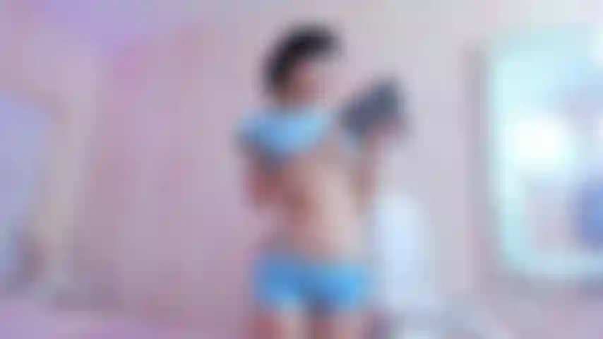 Skinny Tease Getting Completely Naked