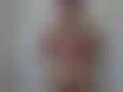 Esfoliante de bucha de picolé do dia da independência - veja-me ficar toda ensaboada com minha bucha vermelha, branca e azul.