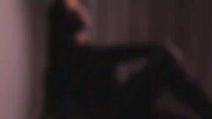 Sensual and flirtatious brunette