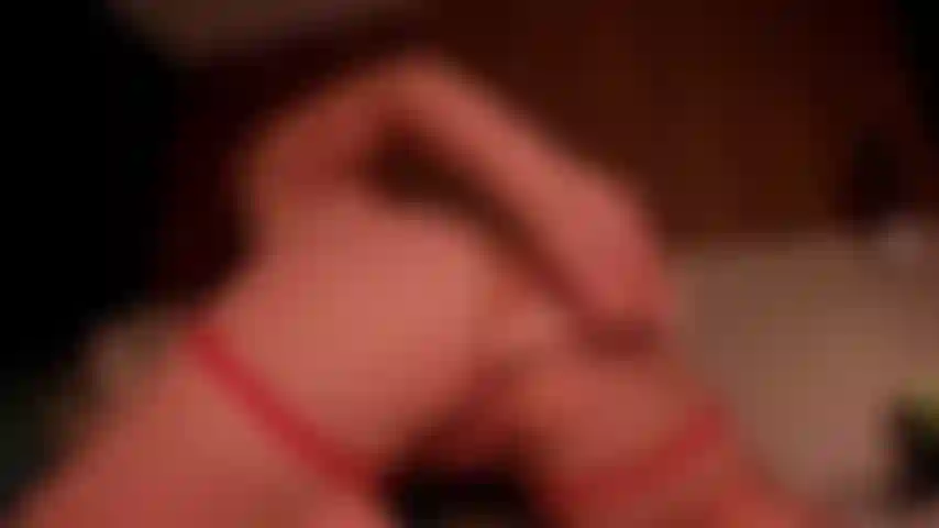 Stretching my tight asshole with big dildo