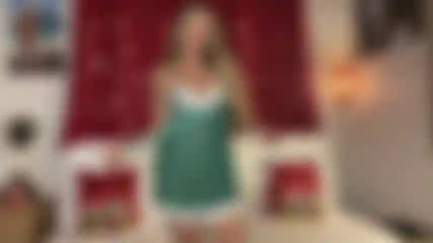 O vídeo super quente da véspera de natal de anita dark.