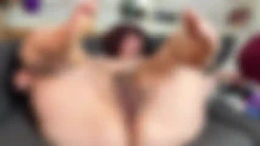 A tease of Ava playing with her hairy pussy