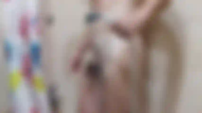 Um banho rápido para lavar a carga.