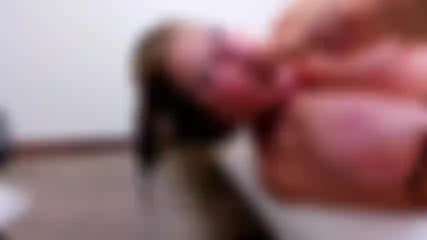 Cabeça de cabeça para baixo da borda deepthroating longo - 50 sm didlo galo, bagunça toda a face.