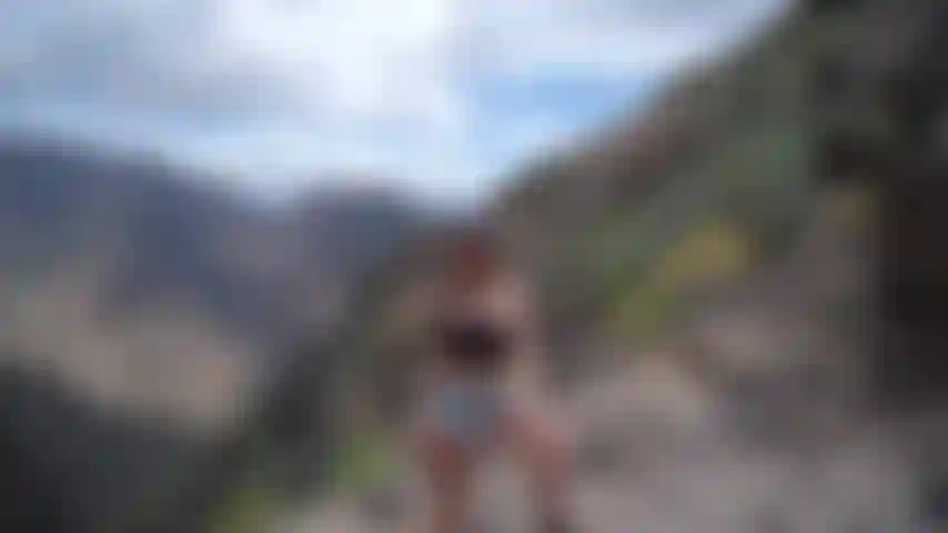 Esguichando em um vulcão.