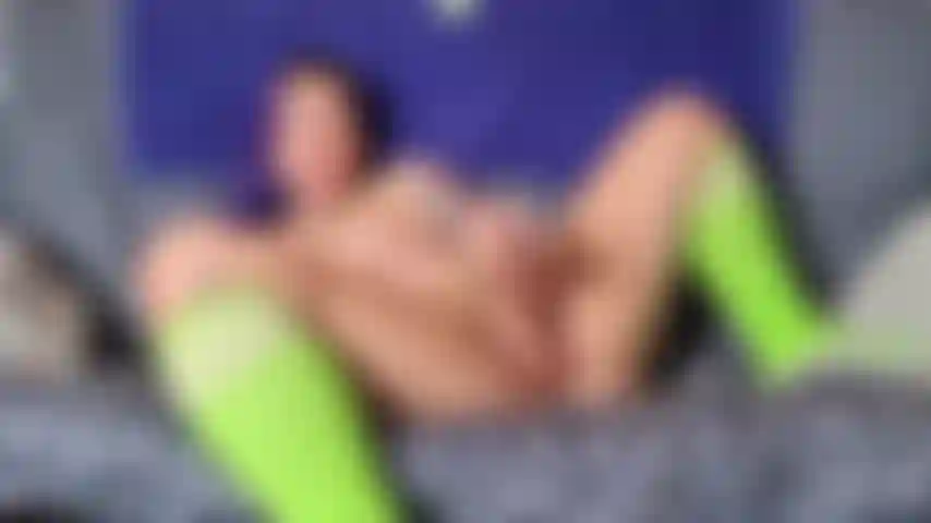 Meias altas jogo de vibrador.