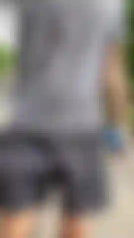 Naughty boy forgot his boxers today!