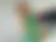 Vestido verde sensual.