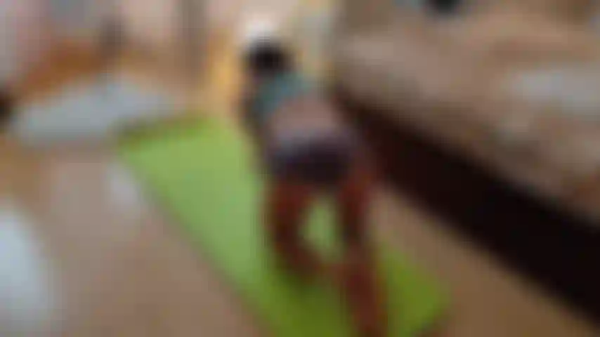 Minha rotina de alongamento.