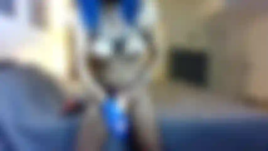 stroking my strap on while rubbing my pussy