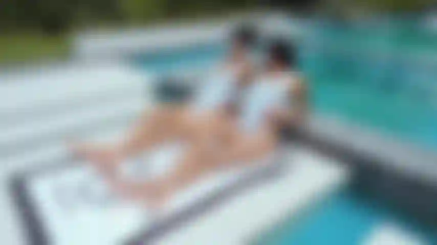 What started in the pool ended up very intense 😈