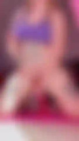 Pussy Play with Huge Dildo on yoga mat