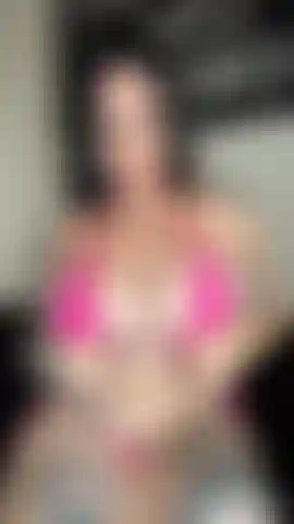 My giant tits pop out of this hot pink bikini!