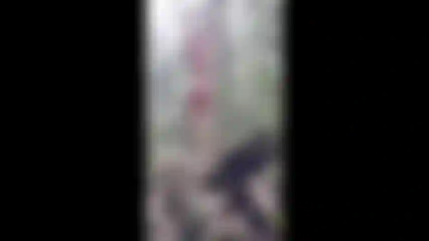 JazzabelleRox nua no mato australiano.