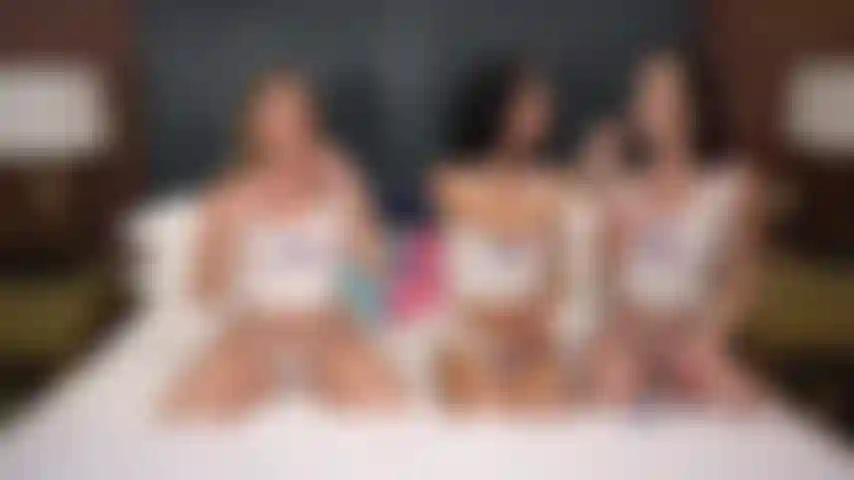 Jazmin luv, katie kush e diana grace estão dando tudo de si no show de câmera ao vivo a três de fim de semana.