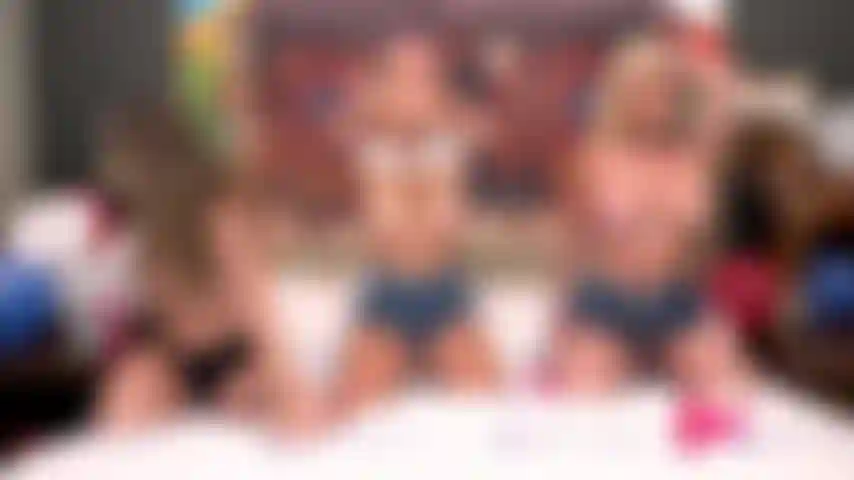 Estrelas do rodeio - passeio lésbico selvagem com rory knox, jasmine daze e spencer scott.