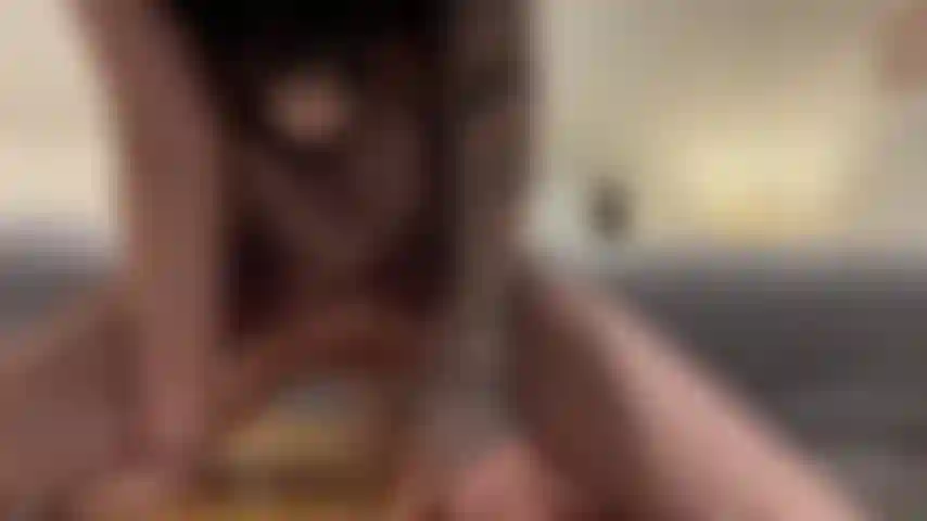 First time I ever tried a suction dildo and I stick it on a chair for cowgirl and reverse cowgirl then play on the bed before sticking it to the door and fucking my pussy in doggy