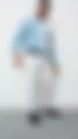 white and blue suit v