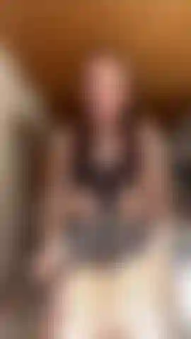 1. Slow strip complete naked English, black mini skirt and top