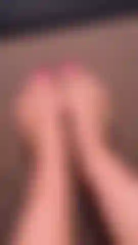 1. Bare feet, polished toes and lots of cream