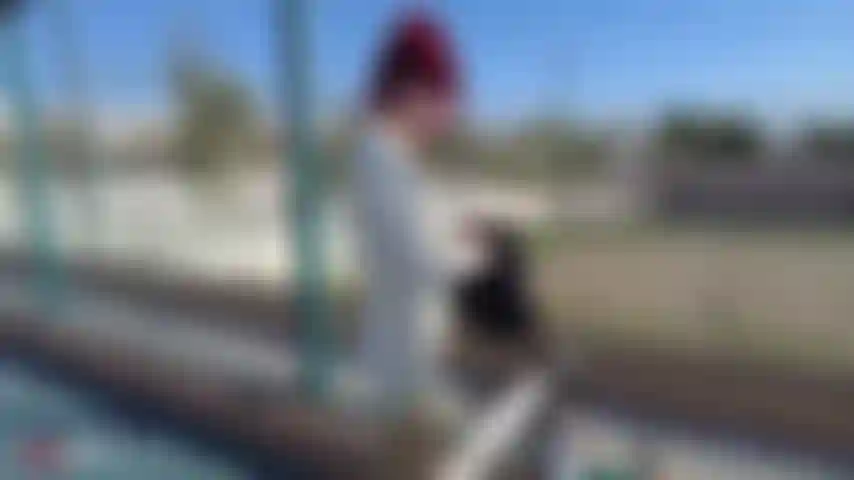 Tenista de borracha.