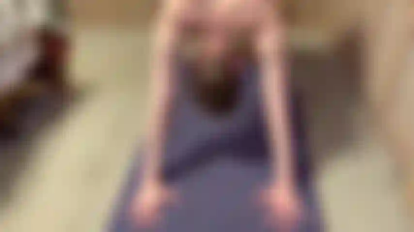 Demonstração de yoga.