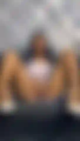 Look at my wet pussy while stroking my tits