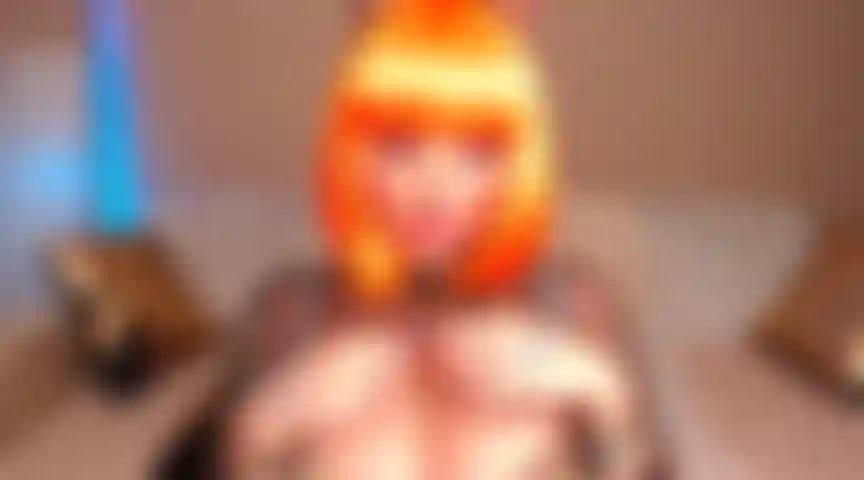 89. Gatinha ahegao afiando o pau e as bolas, batendo e coçando as unhas vermelhas, dominação suave, contagem regressiva bj dirtytalk, peitos enormes.