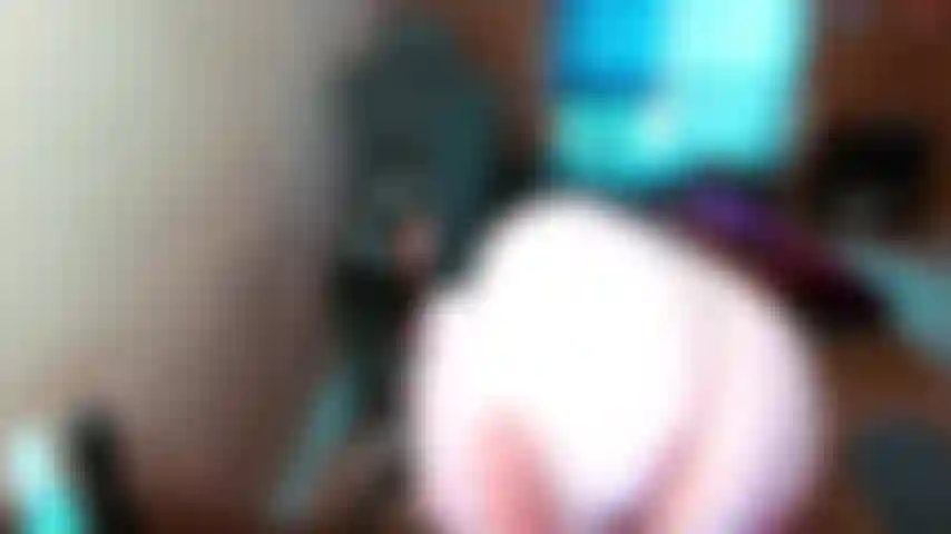 Luna spreads her cheeks to shove her 9" BWC dildo into her pussy