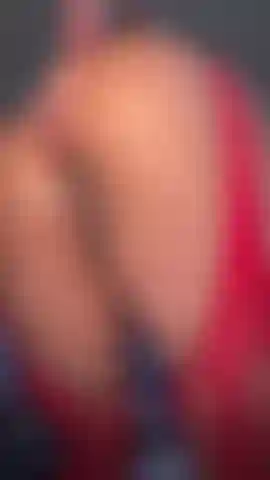 Red stocking body suit + dildo fun