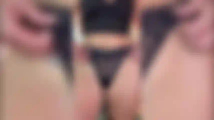 Thongs down & Spank my Big Bum!