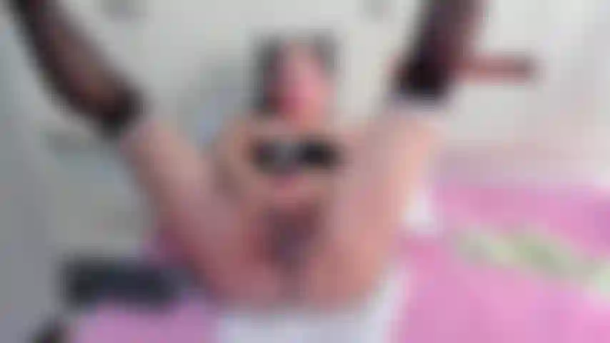 fucking my vagina with a black penis in the kitchen