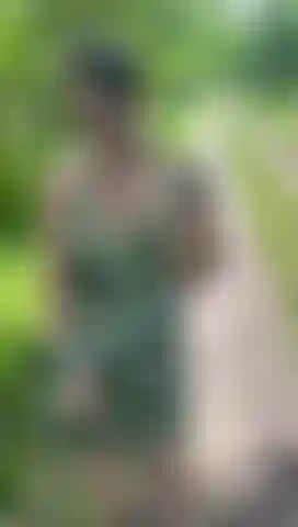 Naughty flash in the forrest.