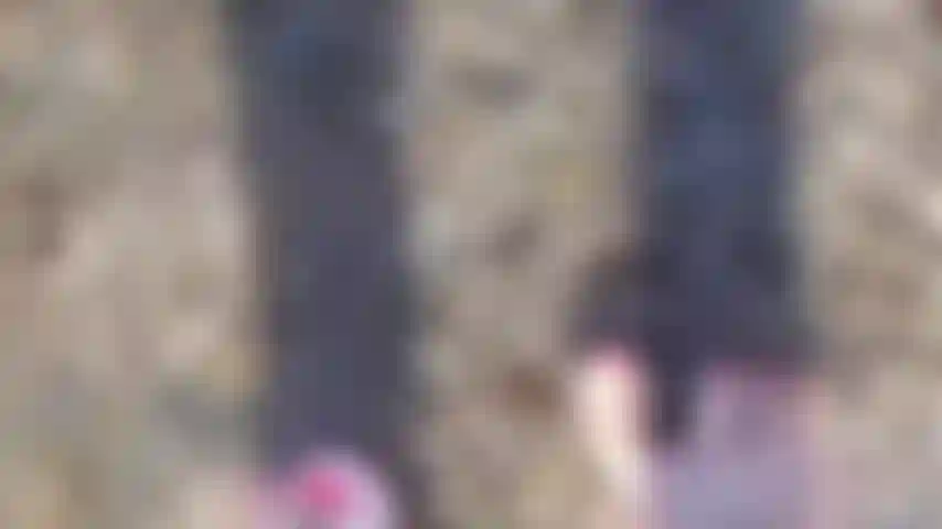 Pés da deusa no mar mediterrâneo.