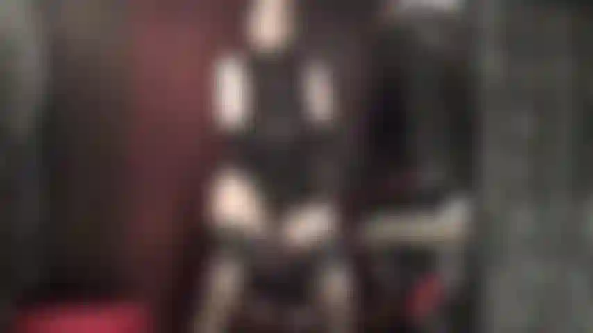 Filled by Mistress' fat brown cock - Pegging in stockings and pantyhose layers.