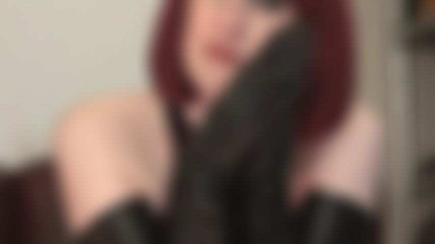 Luvas de ópera extra longas de couro preto.