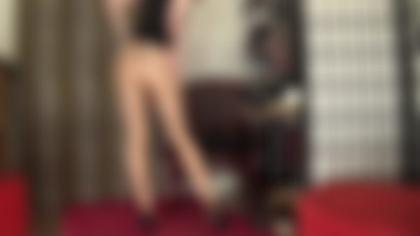 Two pairs of super shiny tan pantyhose, long legs, sexy feet in and out of leather high heeled mules, facesitting, handjob and reversed footjob with ass worship... Mmmmhmmm