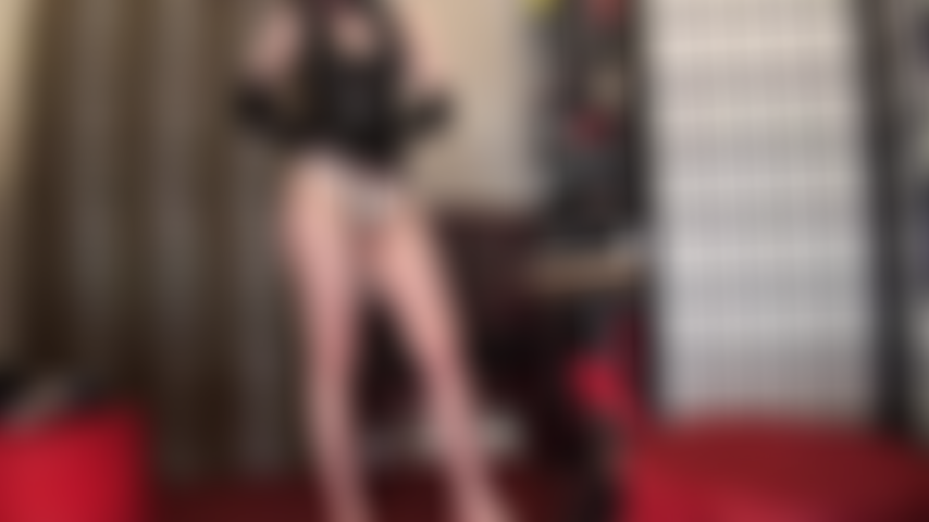 Strap-on Domination in hot garters and seamed stockings - Watch as Mistress Vivian slips on sexy black nylons on a 6-strap garter belt, and straps on a giant 17" black dick. You are going to please every last inch of that BBC.