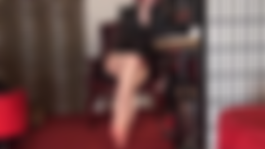 One of the finest asses and bare feet - I know how weak you are for my bare ass and feet together. A hot red thong and soft soles - the only thing better is to be adding a big strap-on dangling in between the arches.