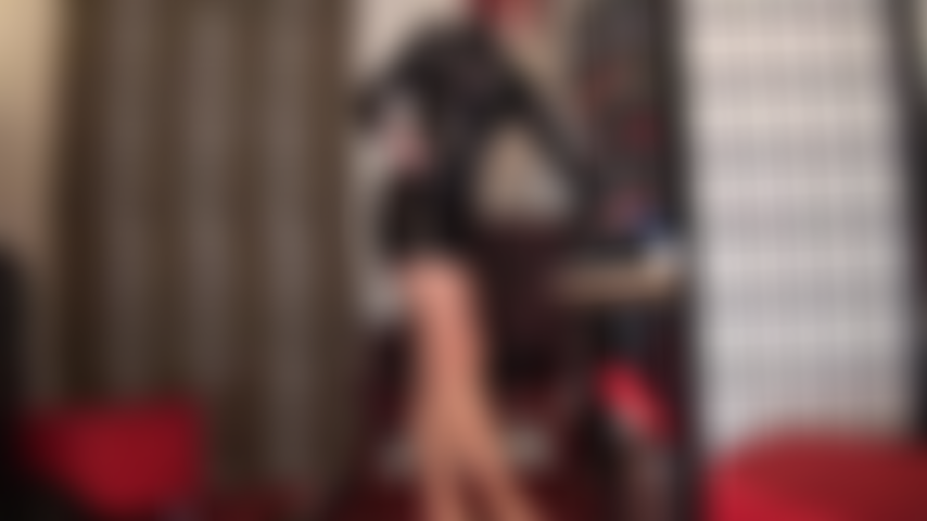 Colorful stockings, pantyhose, SPH, giant BBC, foot worship - Colored nylons and a massive black cock get your little dicklet dripping. Mistress uses cum lube to put a thick glob of tasty semen on the big cock head just for you.