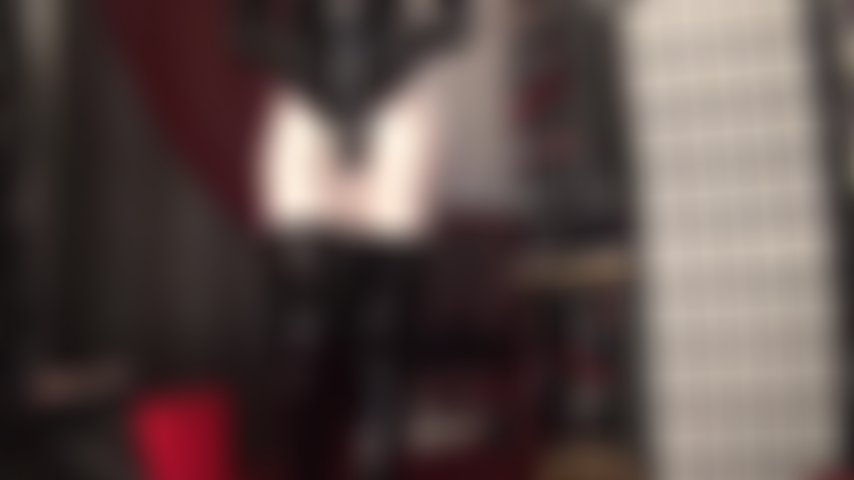 Mistress Vivian does shiny best - This high gloss fetish outfit is irresitible. You drop to your knees in worship.
