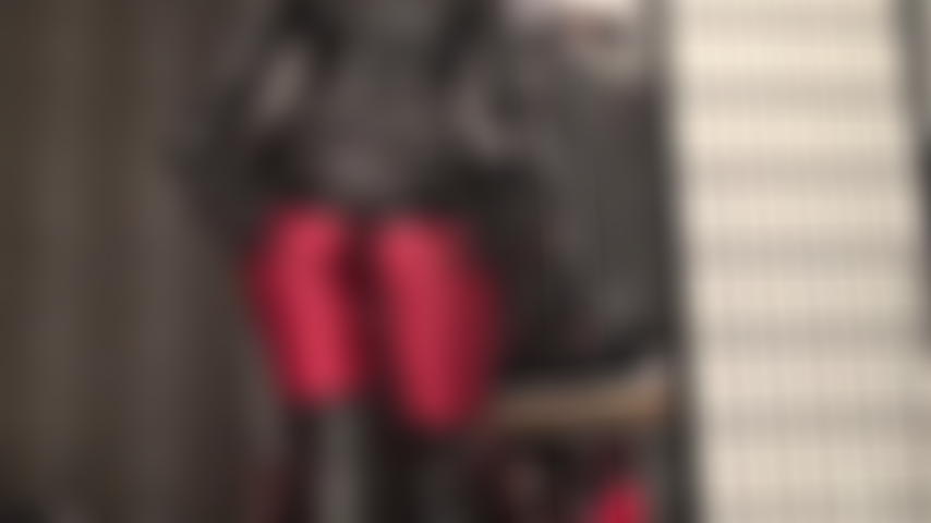 Ass worship in an incredible fetish outfit of red smooth and shiny spandex tights with pvc bodysuit, gloves and boots. Facesitting with tights up and down... Mistress has you cumming all over yourself as these tights come down to reveal her bare cheeks.