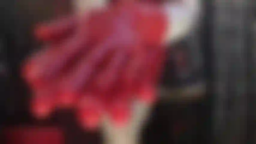 WOW! Hot Red Latex - It-s goon time! Mistress looks simply