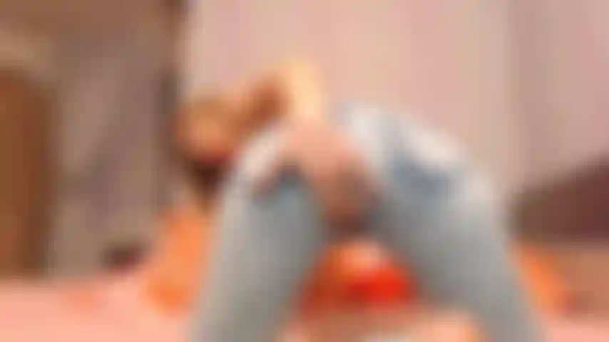 jeans fetish, face sitting, cum on jeans